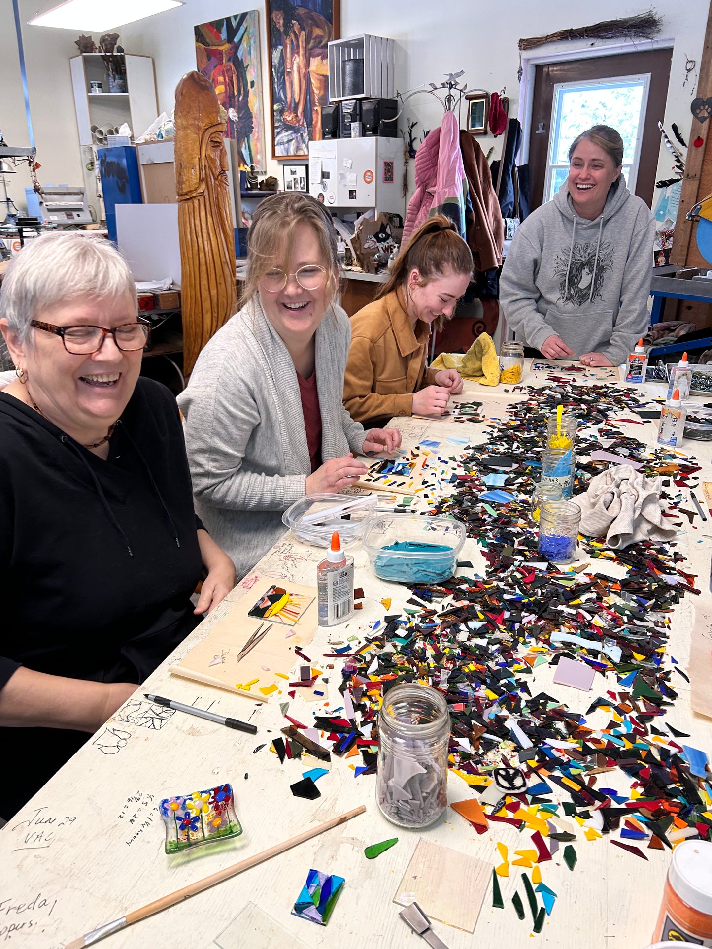 Fused glass suncatcher workshop September 19, 2026