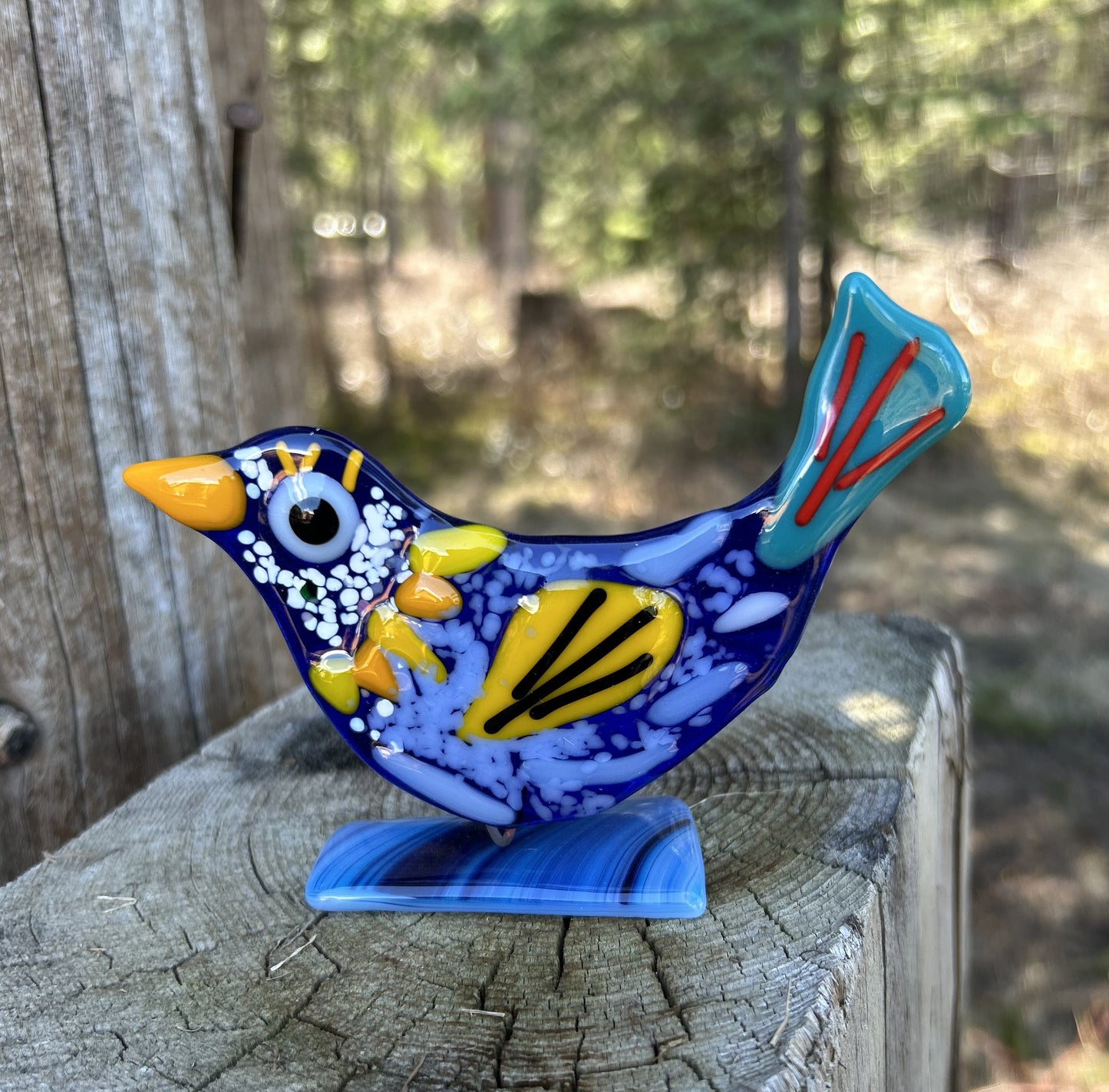 Whimsical Glass Birds