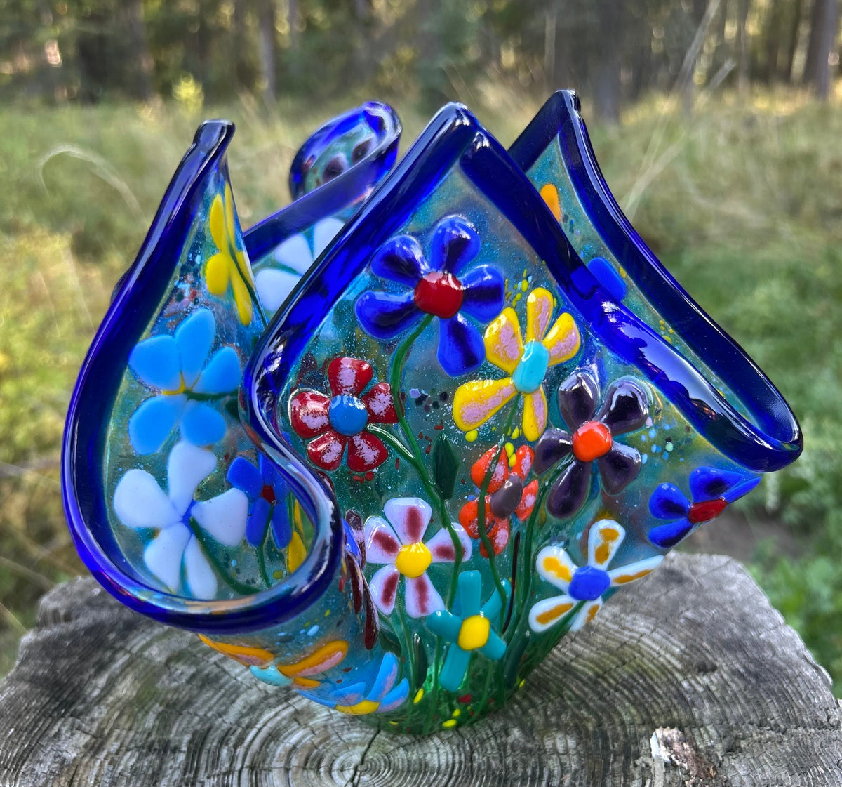 Garden series Vase or Candle Holder