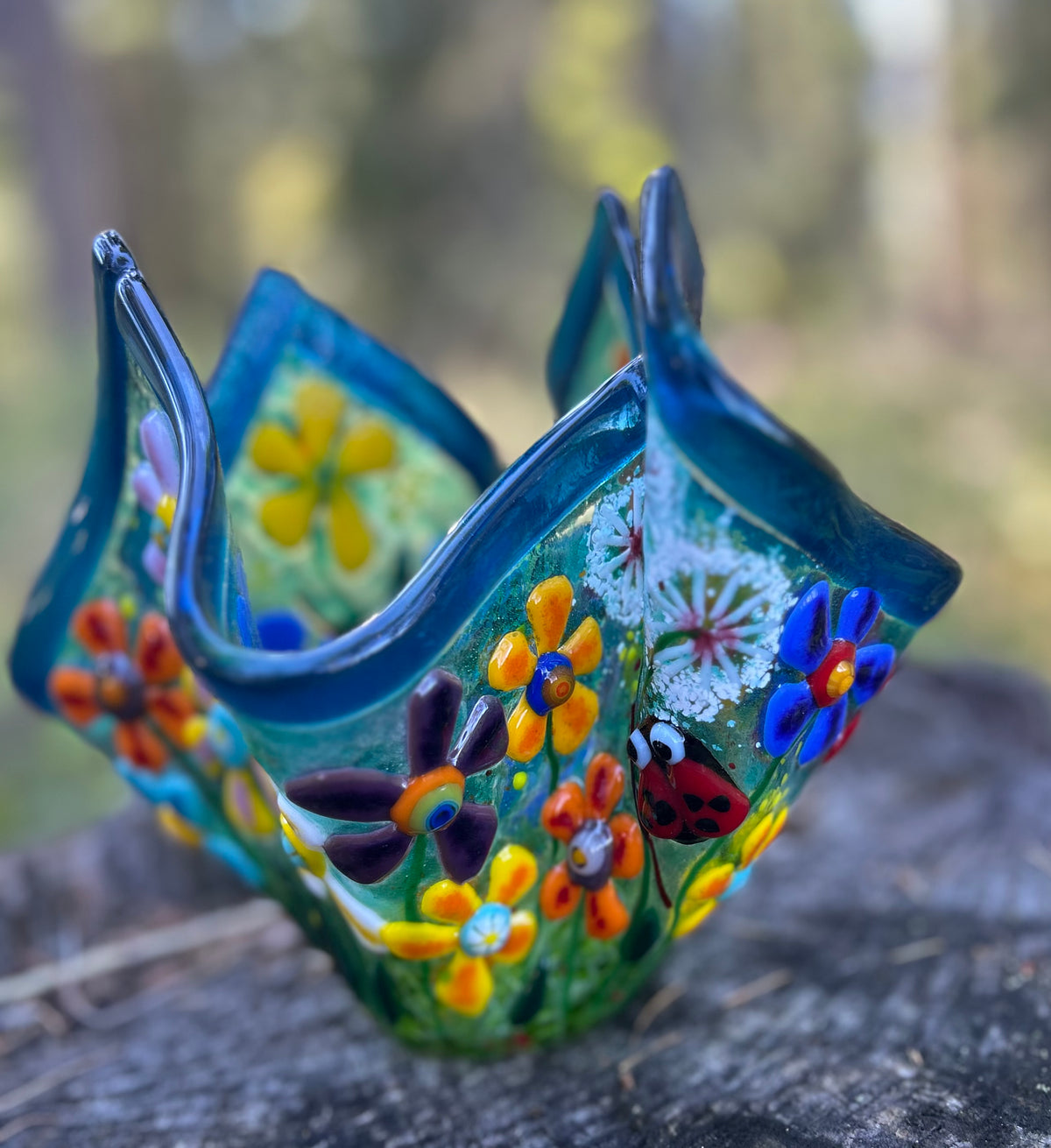 Garden Series Vase or Candle Holder