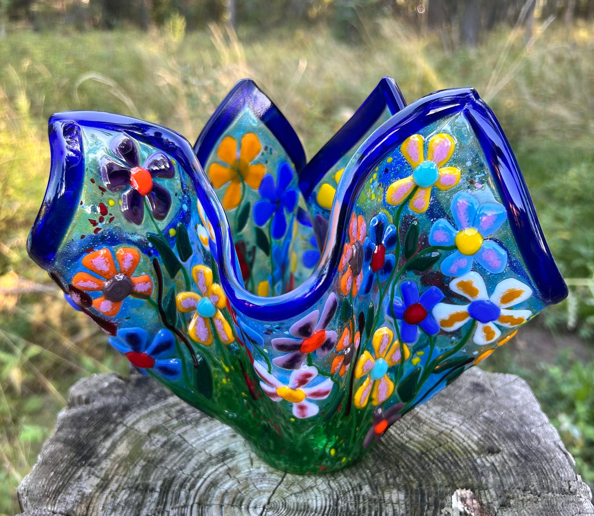 Garden Series Vase or Candle Holder