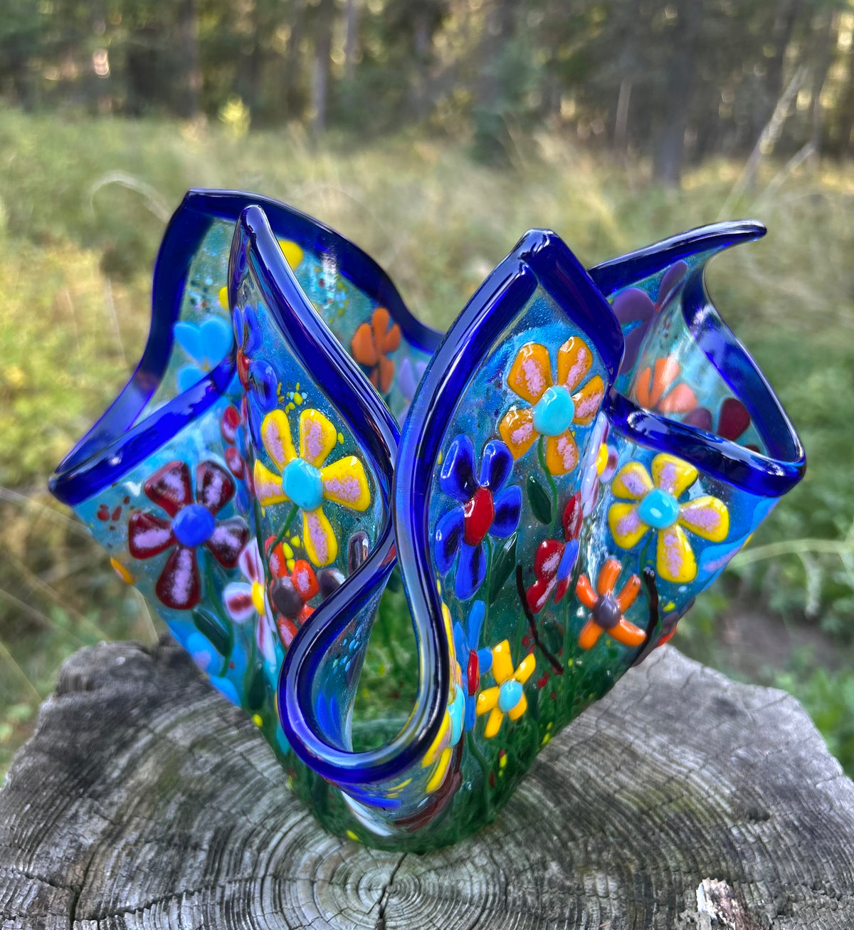 Garden Series Vase or Candle Holder
