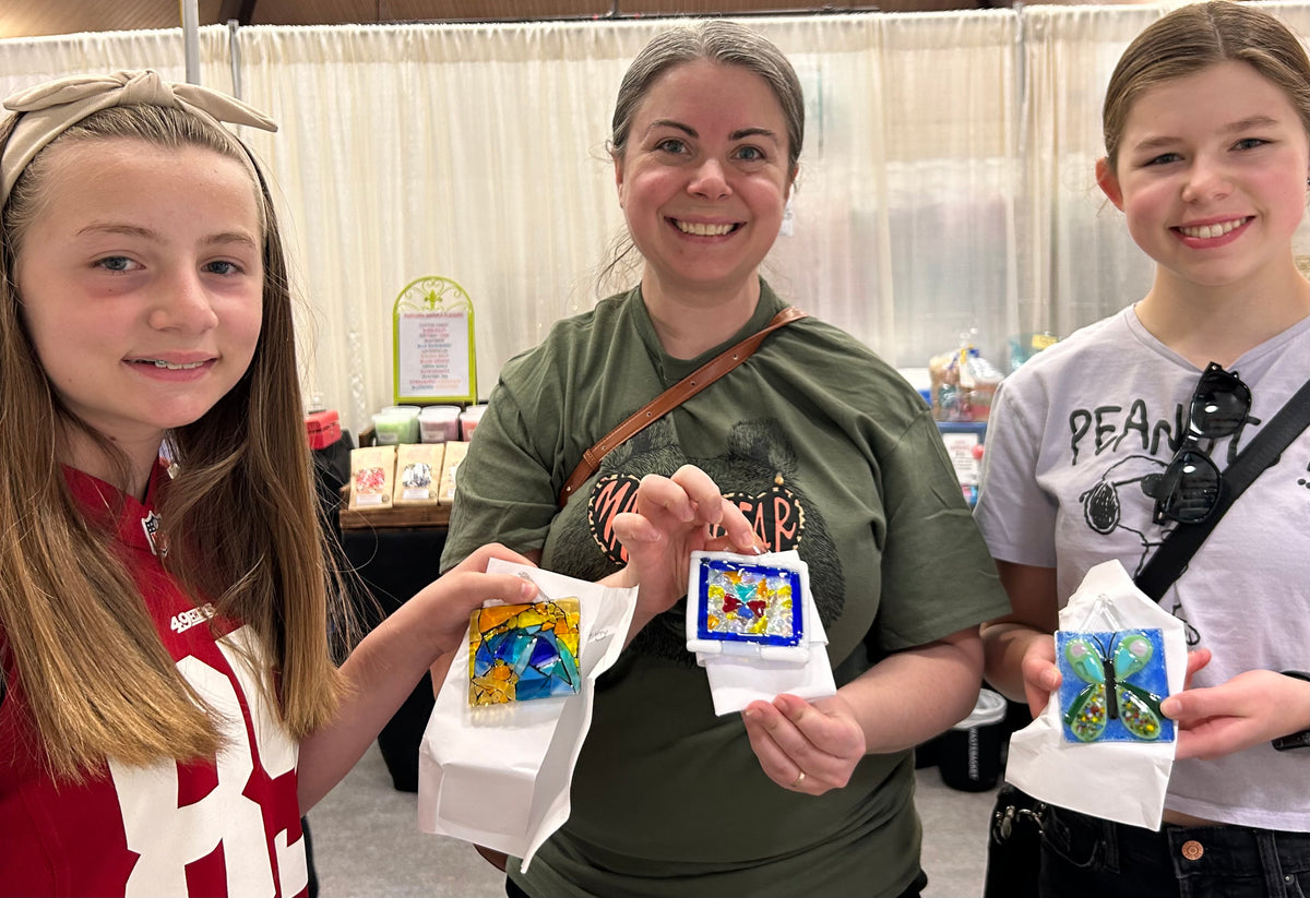 Fused glass suncatcher workshop October 17, 2026