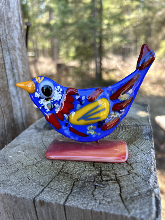 Whimsical Glass Birds