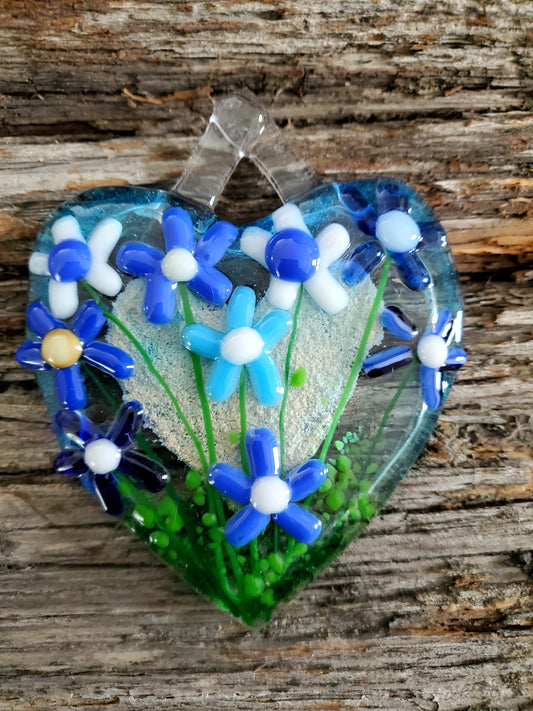 Memorial Garden Series Heart Suncatcher