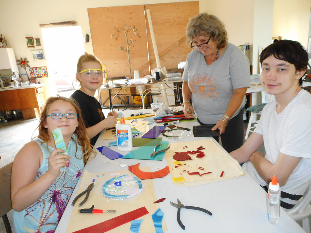 Glass Fusing Workshops for All Ages – Red Dog Glass Studio